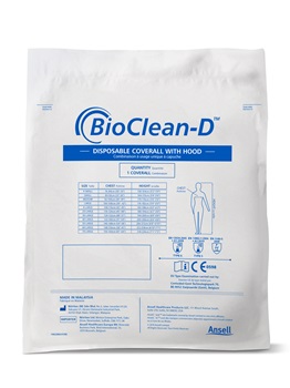 Ansell/安思尔 带头罩式连体防护服——无菌 BioClean-D Coverall with Hood - Sterile S-BDCHT
