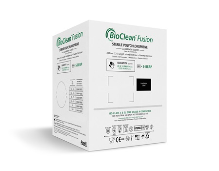 Ansell/安思尔 符合10级（ISO 4）环境标准的无菌氯丁橡胶洁净室手套 BioClean™ Fusion (Sterile) S-BFAP Sterile Polychloroprene Gloves
