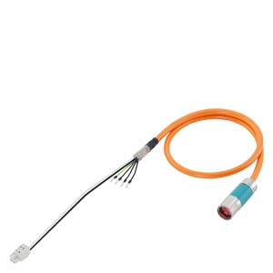 SIEMENS/西门子 电源电缆 6FX5002-5DA30-1AE0 连接器M17，L:4m