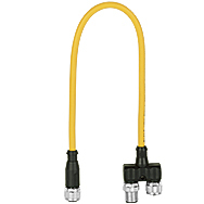 PILZ/皮尔磁 连接线缆 PSEN Y junction M12-M12/M12 PIGTAIL 540338