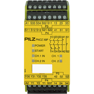 PILZ/皮尔磁 安全继电器 PNOZ X8P 24 VDC 3n/o 2n/c 2so 777760
