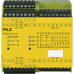PILZ/皮尔磁 安全继电器 PNOZ X10.11P 24VDC 6n/o 4n/c 6LED 777750