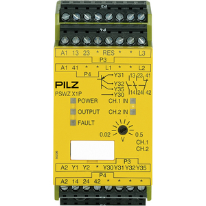 PILZ/皮尔磁 安全继电器 PSWZ X1P 0,5V /24-240VACDC 2n/o 1n/c 2so 777949
