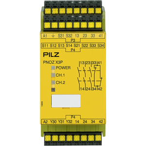 PILZ/皮尔磁 安全继电器 PNOZ X3P C 24-240VACDC 3n/o 1n/c 1so 787313