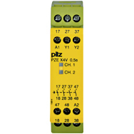 PILZ/皮尔磁 安全继电器 PZE X4V 0,5/24VDC 4n/o fix 774580