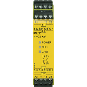 PILZ/皮尔磁 安全继电器 PNOZ X2P 48-240VACDC 2n/o 777307