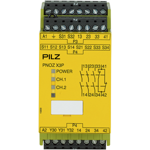 PILZ/皮尔磁 安全继电器 PNOZ X3P 24-240VACDC 3n/o 1n/c 1so 777313