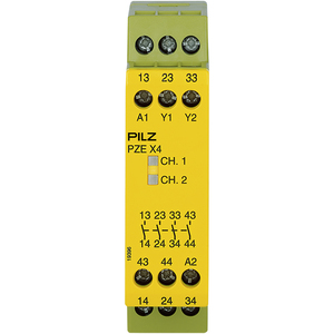 PILZ/皮尔磁 安全继电器 PZE X4 24VDC 4n/o 774585