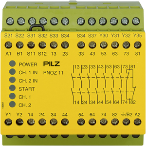 PILZ/皮尔磁 安全继电器 PNOZ 11 230-240VAC 24VDC 7n/o 1n/c 774086
