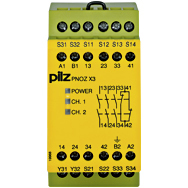 PILZ/皮尔磁 安全继电器 PNOZ X3 42VAC 24VDC 3n/o 1n/c 1so 774311