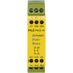PILZ/皮尔磁 安全继电器 PNOZ X5 12VDC 2n/o 774326
