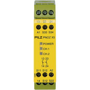 PILZ/皮尔磁 安全继电器 PNOZ X5 24VACDC 2n/o 774325