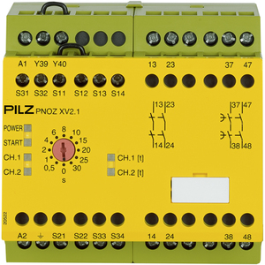 PILZ/皮尔磁 安全继电器 PNOZ XV2.1 30/24-240VACDC 2n/o 2n/o t 774550