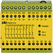 PILZ/皮尔磁 安全继电器 PNOZ X10 110-120VAC 6n/o 4n/c 3LED 774703