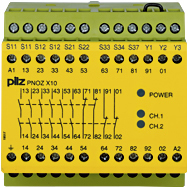 PILZ/皮尔磁 安全继电器 PNOZ X10 42VAC 6n/o 4n/c 3LED 774701