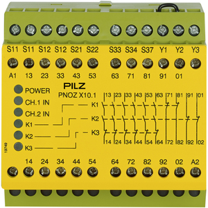 PILZ/皮尔磁 安全继电器 PNOZ X10.1 24VDC 6n/o 4n/c 6LED 774749