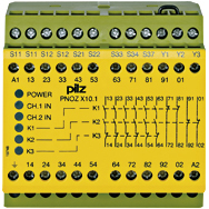 PILZ/皮尔磁 安全继电器 PNOZ X10.1 230-240VAC 6n/o 4n/c 6LED 774746