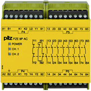 PILZ/皮尔磁 安全继电器 PZE 9P 24VACDC 24-240VACDC 8n/o 1n/c 777148