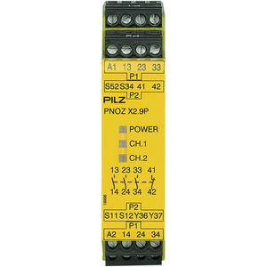 PILZ/皮尔磁 安全继电器 PNOZ X2.9P 24VDC 3n/o 1n/c 777300