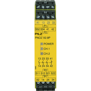 PILZ/皮尔磁 安全继电器 PNOZ X2.8P 24-240VAC/DC 3n/o 1n/c 777302