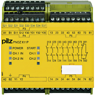 PILZ/皮尔磁 安全继电器 PNOZ X11P 110-120VAC 24VDC 7n/o 1n/c 2so 777083