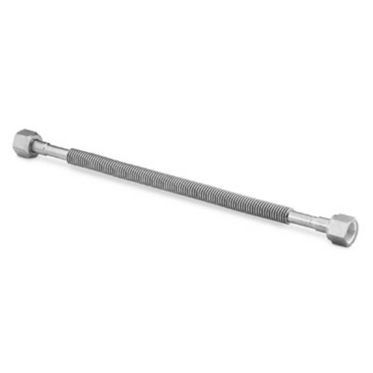 SWAGELOK/世伟洛克 321 不锈钢柔性卡套管，1/2 in. 外径，柔性段公称长度 12 in.，两端内螺纹 VCR 321-8-X-12DFR