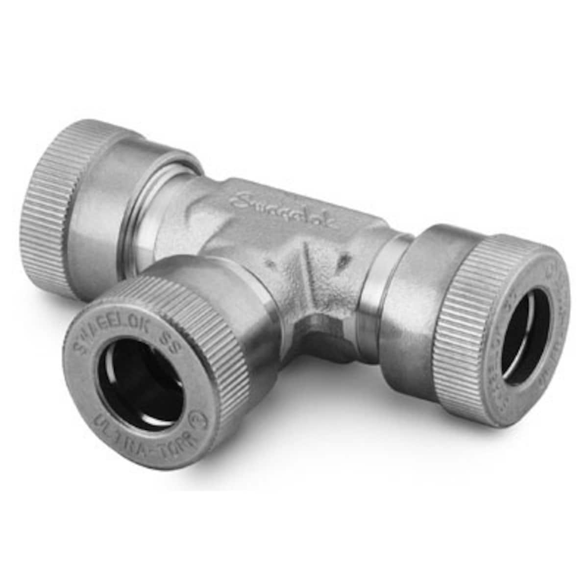 SWAGELOK/世伟洛克 不锈钢 Ultra-Torr 真空接头，联合三通，1/2 in. 卡套管外径 SS-8-UT-3