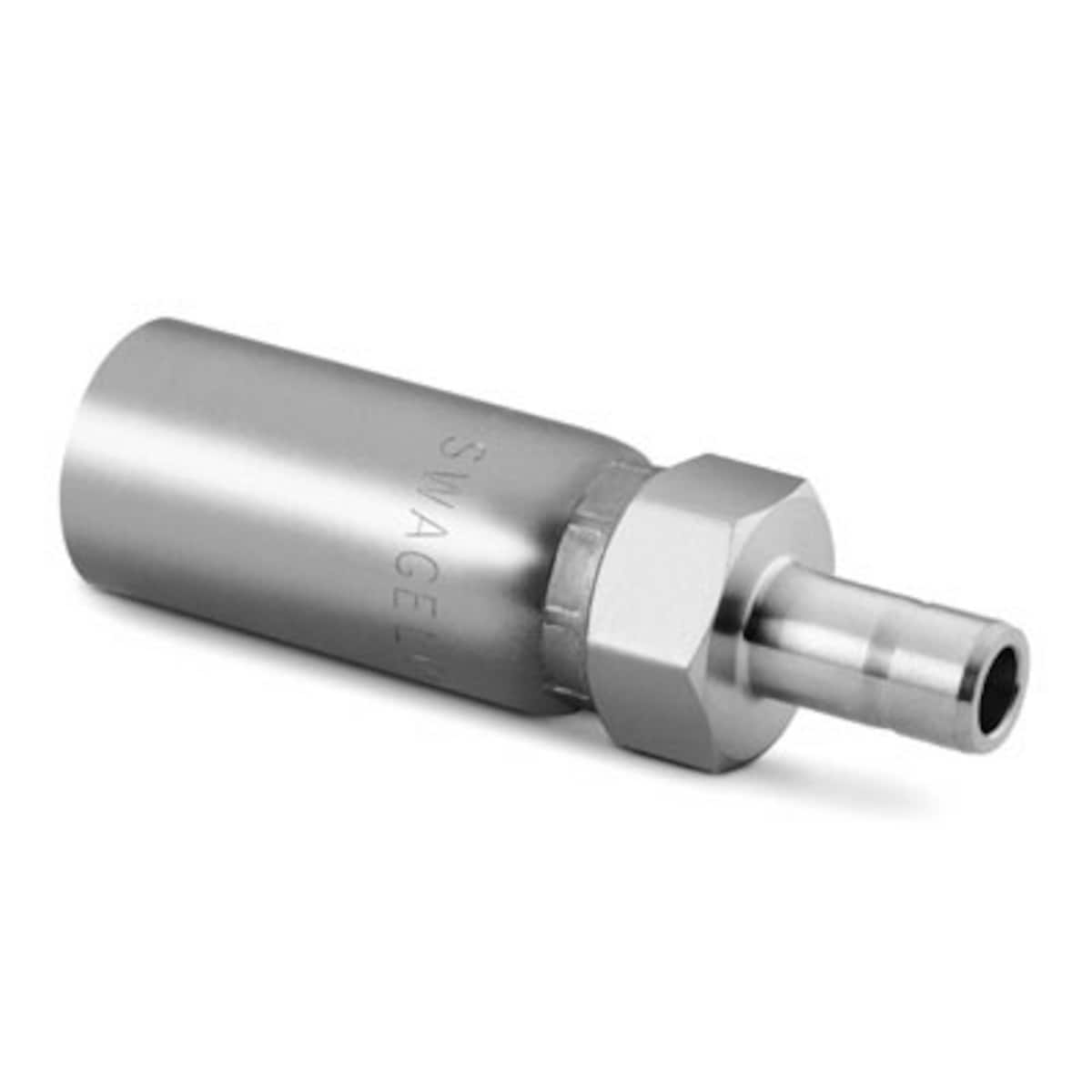 SWAGELOK/世伟洛克 热塑性软管端接，6 mm 不锈钢卡套管转换接头，1/4 in. 软管尺寸 SS-TP4-TM6