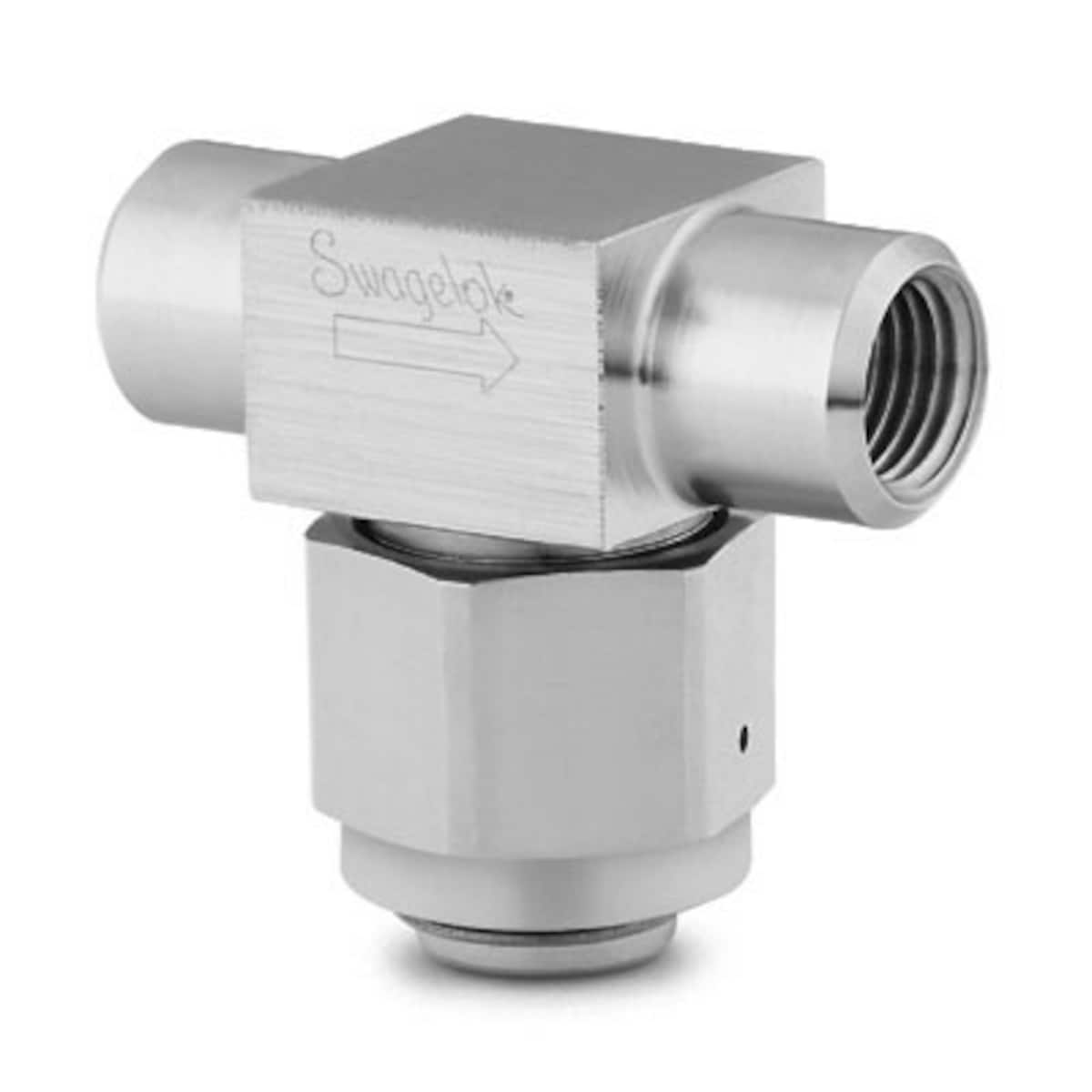SWAGELOK/世伟洛克 不锈钢三通型颗粒过滤器，1/4 in. 内螺纹 NPT，孔隙尺寸 7 微米 SS-4TF4-7