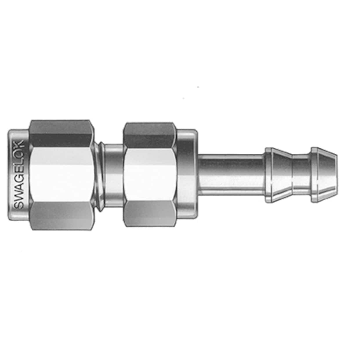 SWAGELOK/世伟洛克 多用途推入连接式软管端接，1/2 in. 世伟洛克不锈钢卡套管接头，1/2 in. 软管尺寸 SS-PB8-SL8