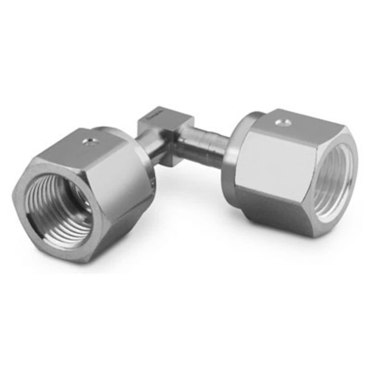 SWAGELOK/世伟洛克 316L VAR 焊接 VCR 面密封接头，1/4 in. 内螺纹弯头 6LV-4-WVCR-9-DF