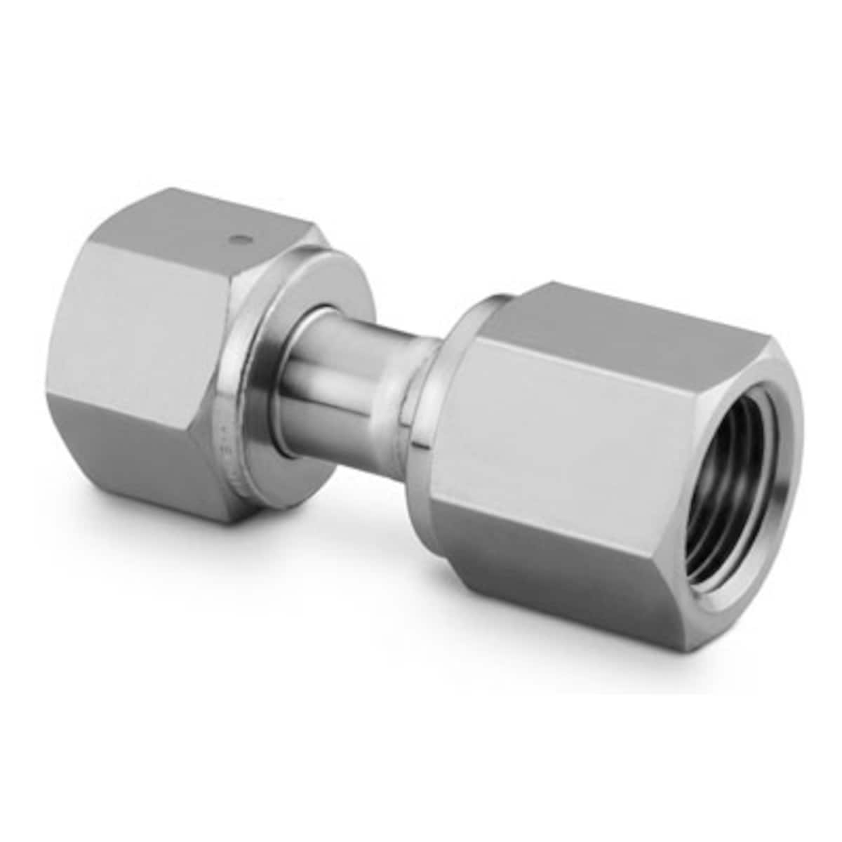 SWAGELOK/世伟洛克 316 不锈钢焊接 VCR 面密封接头，内螺纹 NPT 连接本体，1/2 in. WVCR x 1/2 in. FNPT SS-8-WVCR-7-8