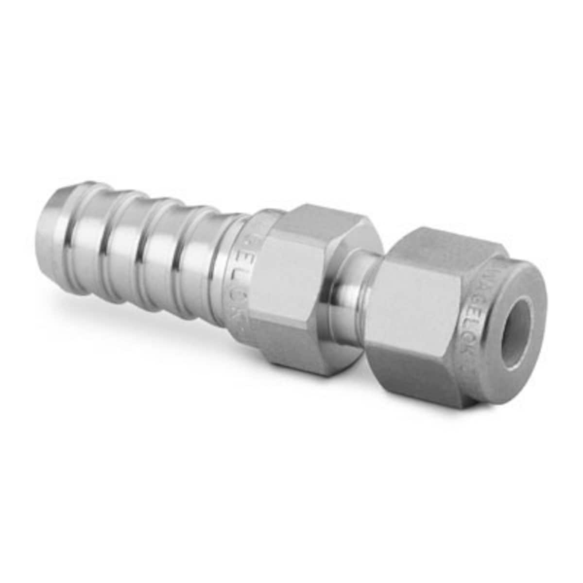 SWAGELOK/世伟洛克 不锈钢软管接头，1/4 in. 世伟洛克卡套管接头，1/4 in. 软管内径 SS-4-HC-1-400