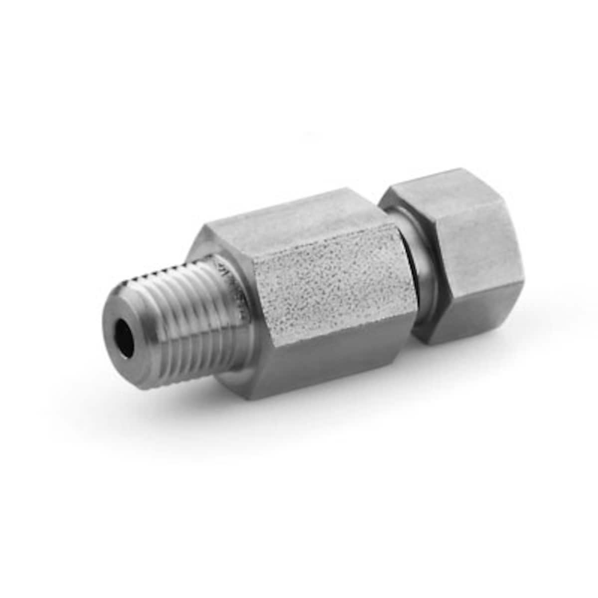 SWAGELOK/世伟洛克 世伟洛克 316 不锈钢中压卡套管接头，外螺纹连接，3/8 in. 卡套管外径 x 1/2 in. 外螺纹 NPT SS-6FK0-1-8