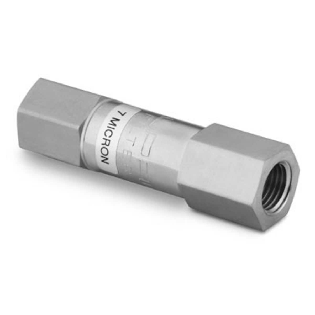 SWAGELOK/世伟洛克 不锈钢直通颗粒过滤器，1/4 in. 内螺纹 NPT，孔隙尺寸 7 微米 SS-4F4-7