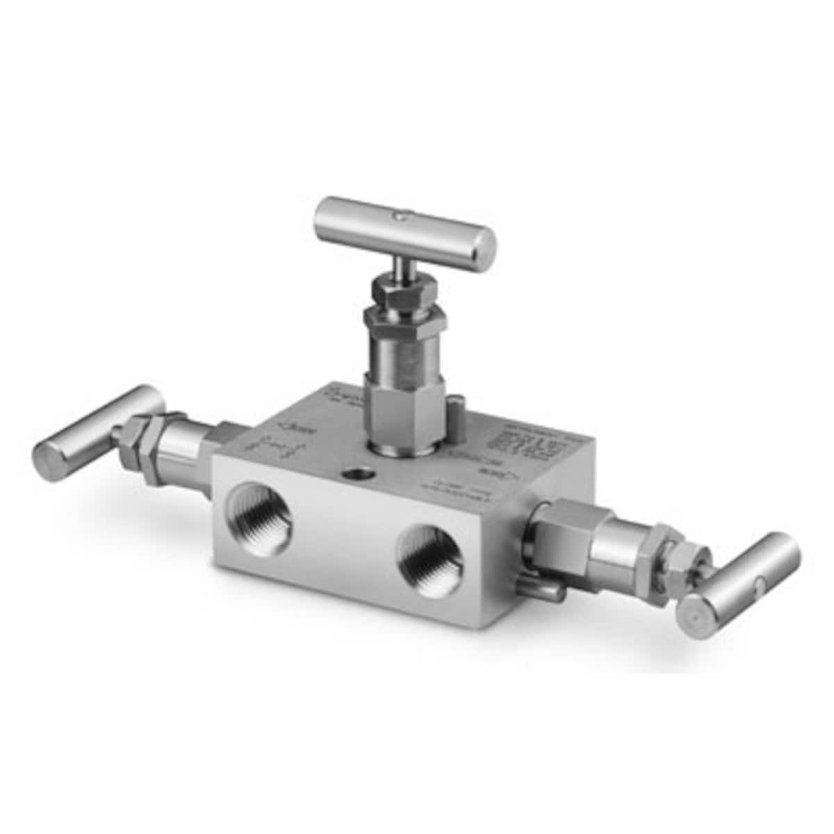 SWAGELOK/世伟洛克 不锈钢 3 阀仪表阀组，1/2 in. 内螺纹 NPT，球头，Grafoil 填料 SS-V3NBF8-G