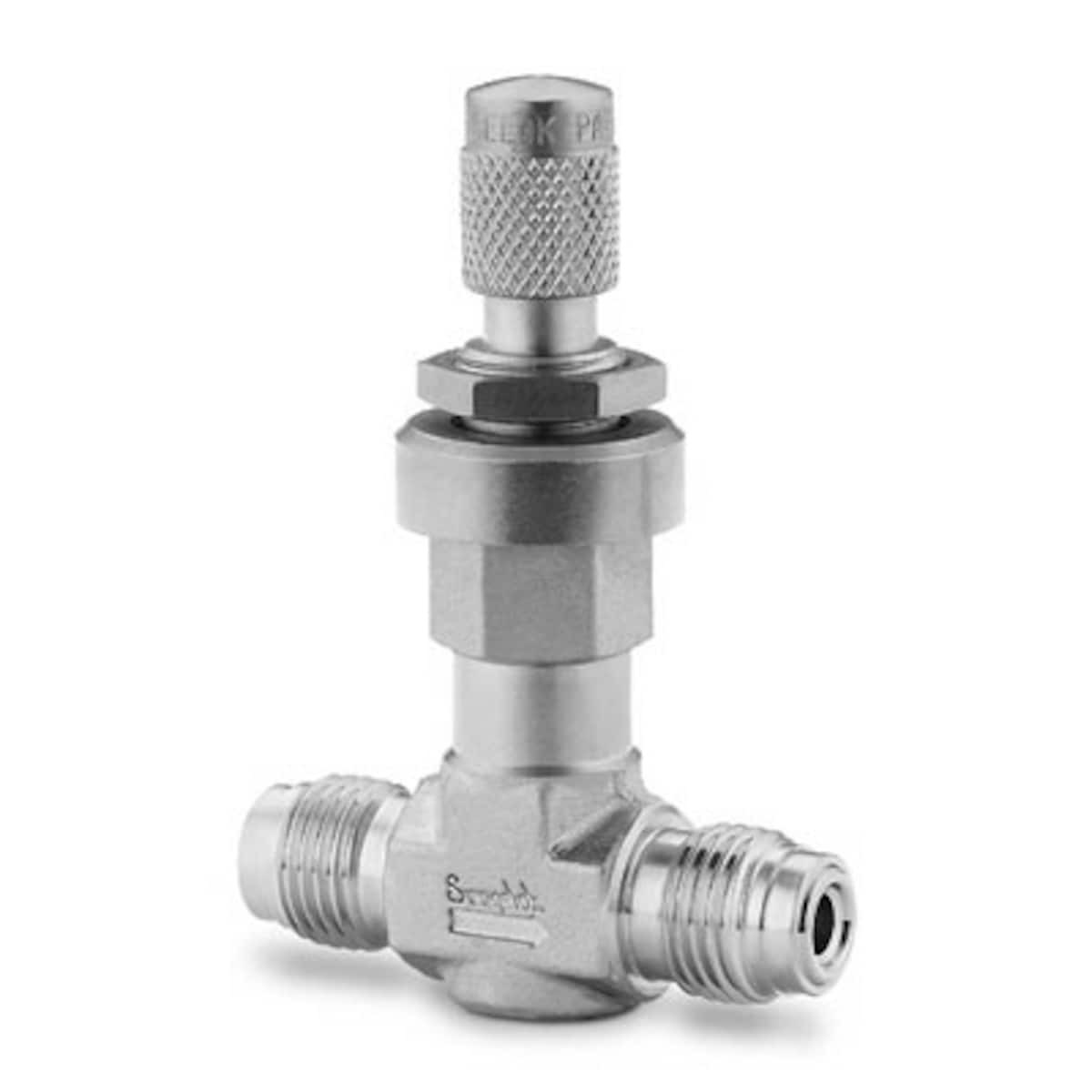 SWAGELOK/世伟洛克 不锈钢中流量计量阀，1/4 in. 世伟洛克外螺纹 VCR 金属垫片面密封接头 SS-MGVR4
