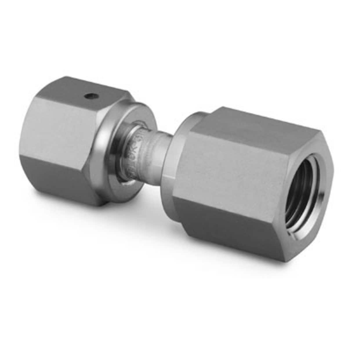 SWAGELOK/世伟洛克 316 不锈钢 VCO O 型圈面密封接头，内螺纹 NPT 连接，1/2 in. 内螺纹 VCO 接头 x 1/2 in. FNPT SS-8-WVCO-7-8