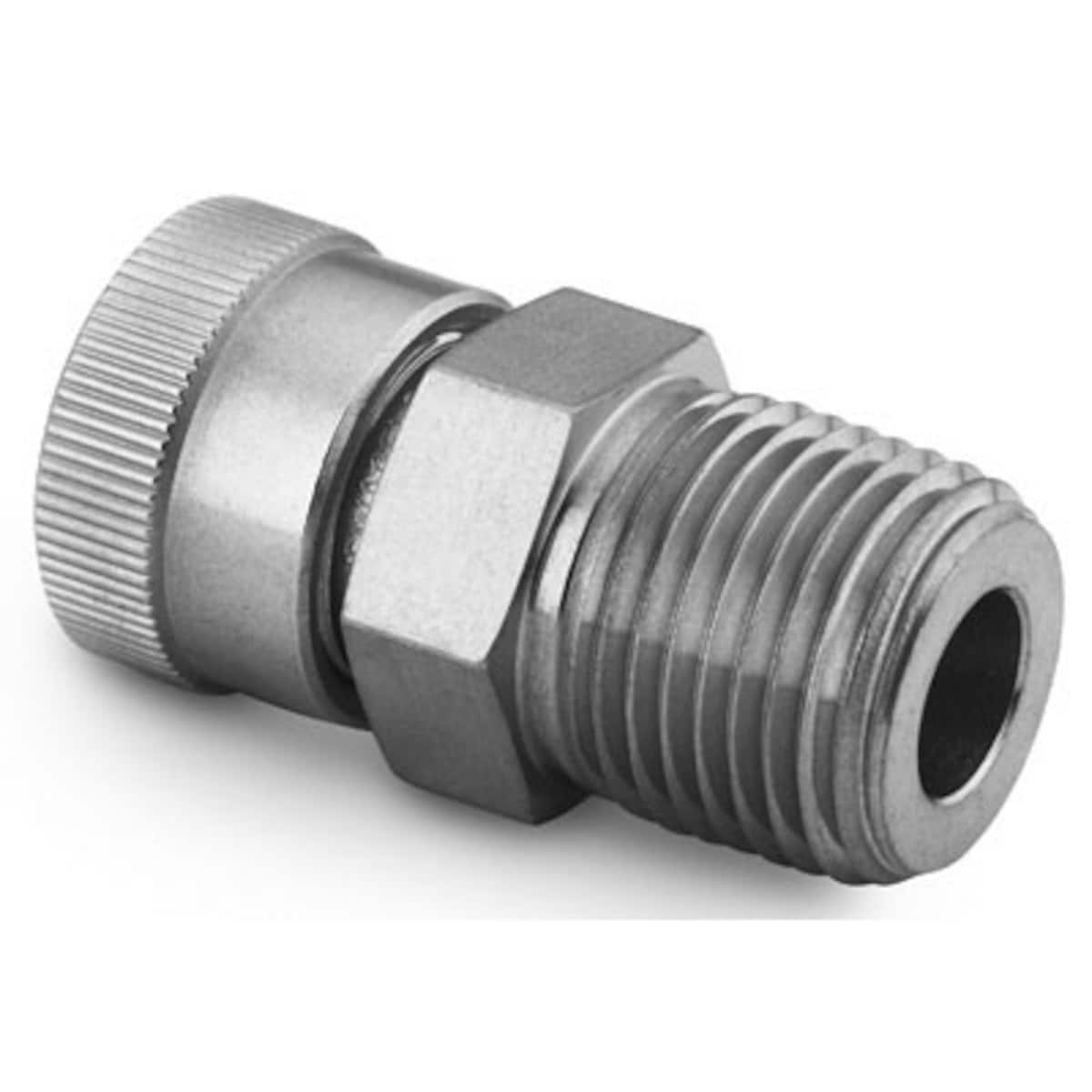 SWAGELOK/世伟洛克 不锈钢 Ultra-Torr 真空接头，外螺纹连接，3/4 in. Ultra-Torr 接头 x 3/4 in. 外螺纹 NPT SS-12-UT-1-12