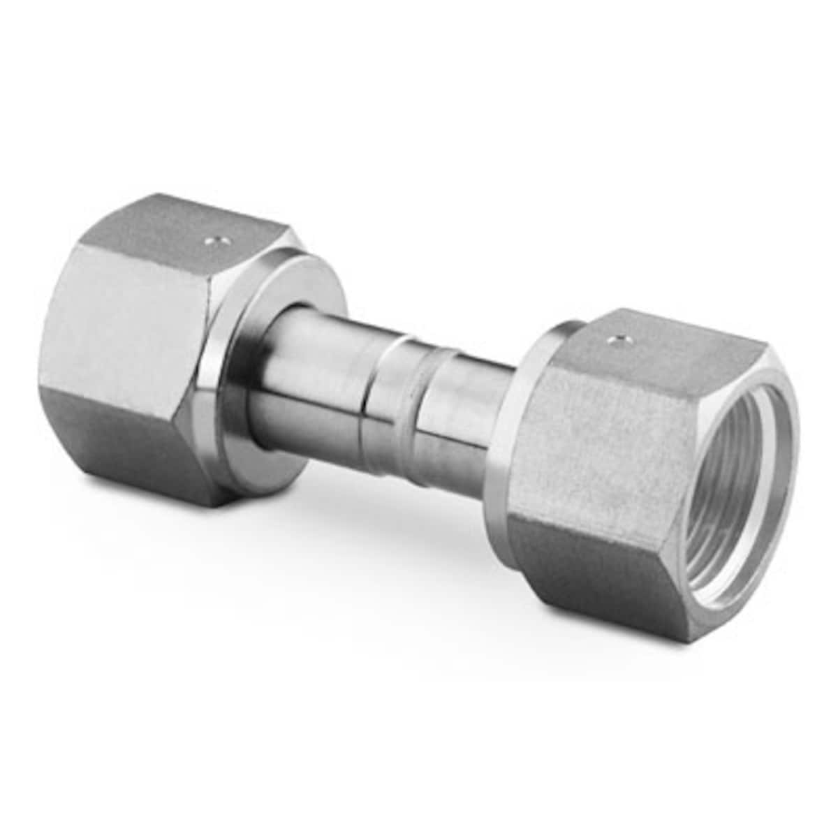 SWAGELOK/世伟洛克 316L VAR 焊接 VCR 面密封接头，1/4 in. 可旋转内螺纹联合接头，SC-01 清洁 6LV-4-WVCR-6-DFP