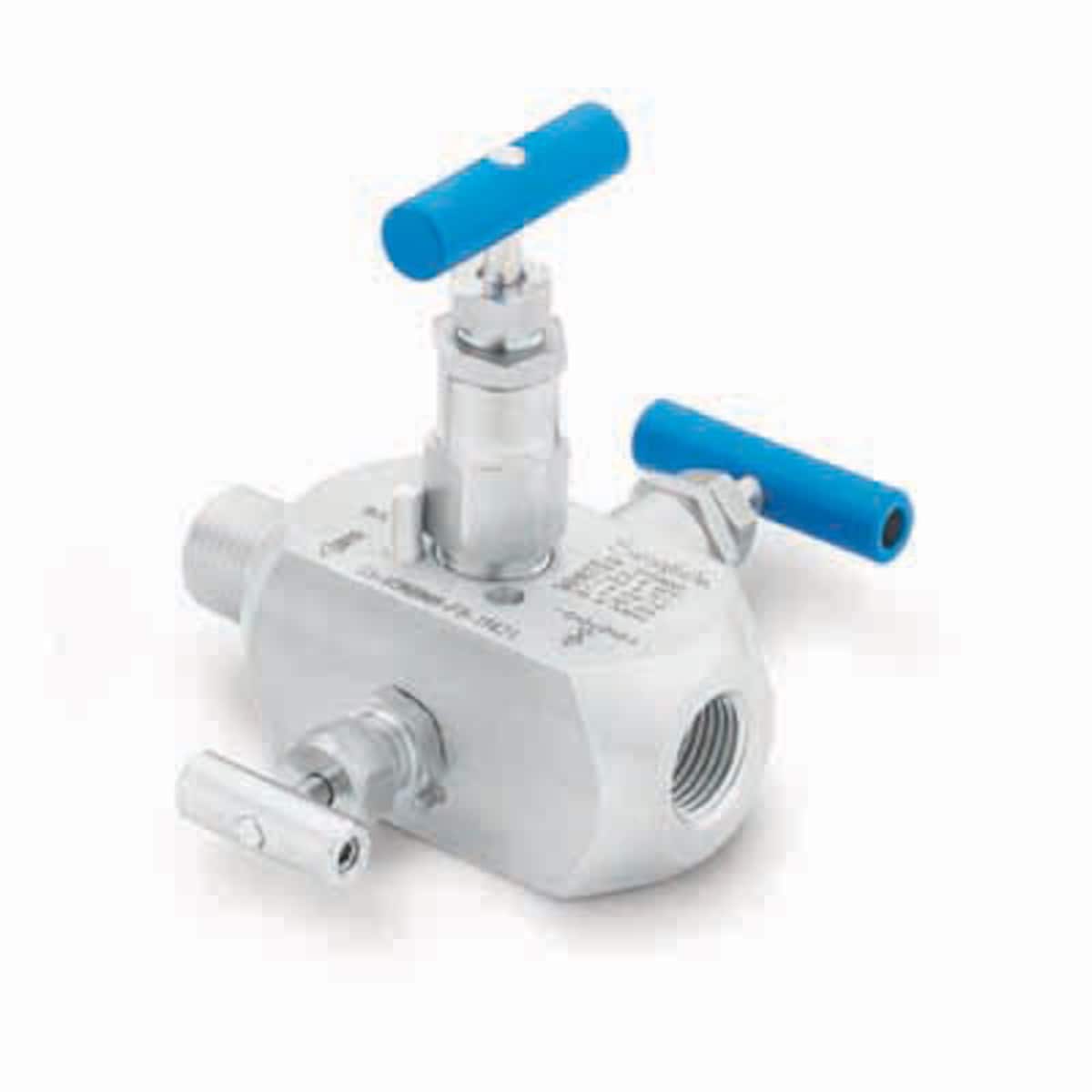 SWAGELOK/世伟洛克 不锈钢仪表隔离双关断和排放阀，1/2 in. 外螺纹 NPT SS-V3NBM8-F8-11421