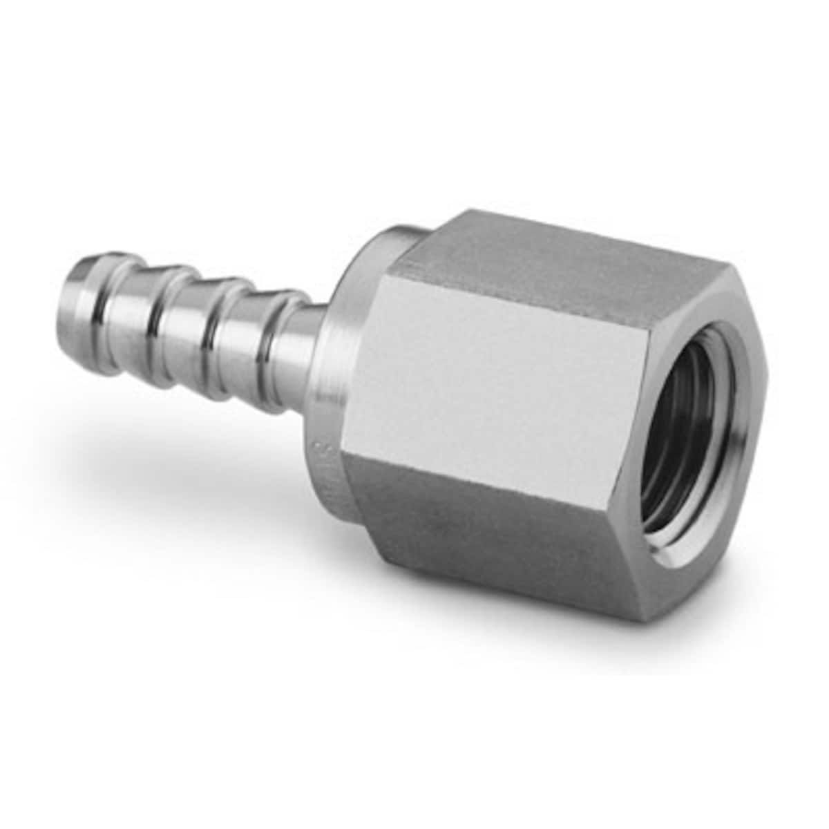 SWAGELOK/世伟洛克 不锈钢软管接头，1/4 in. 内螺纹 NPT，3/8 in. 软管内径 SS-6-HC-7-4