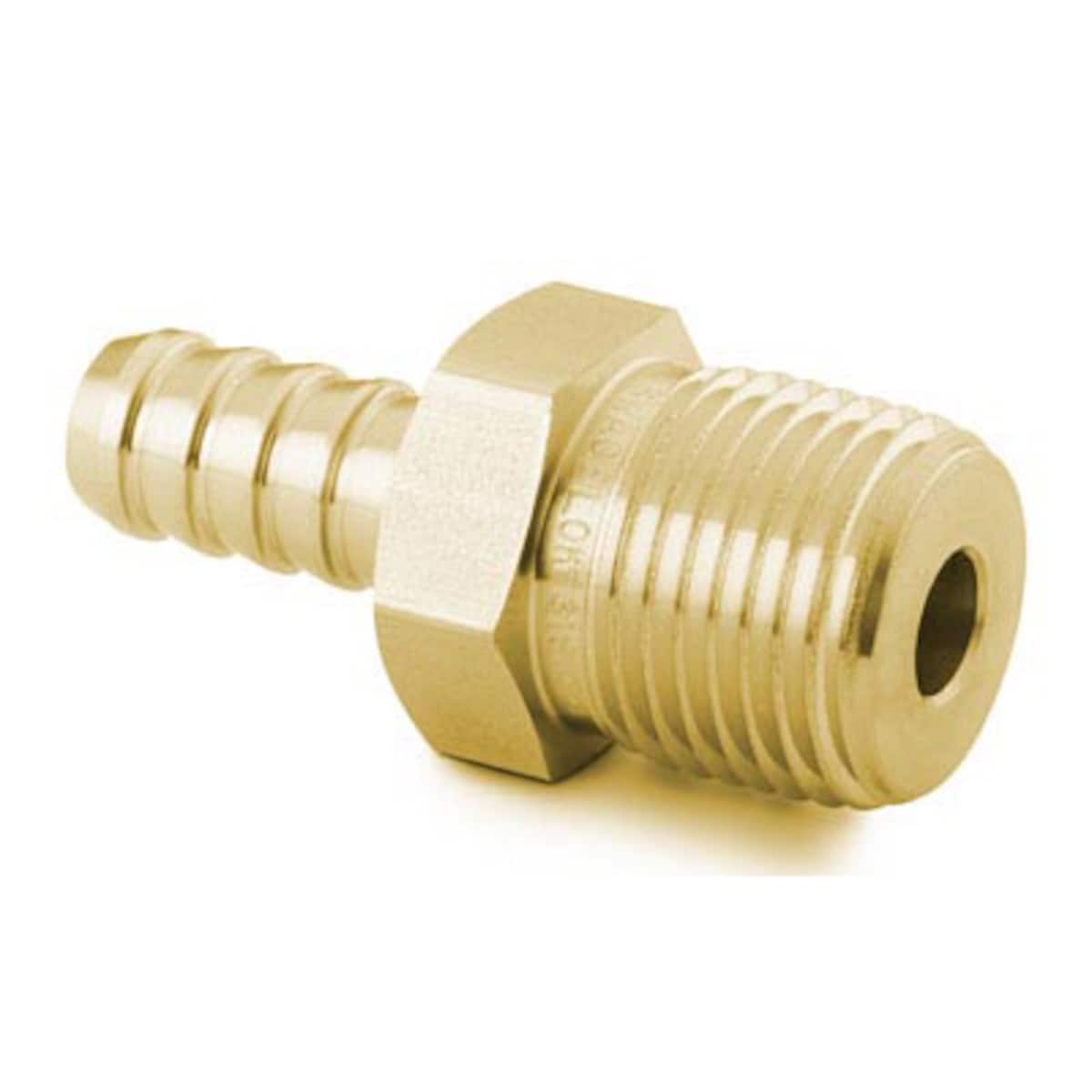 SWAGELOK/世伟洛克 黄铜软管接头，1/4 in. 外螺纹 NPT，5/16 in. 软管内径 B-5-HC-1-4