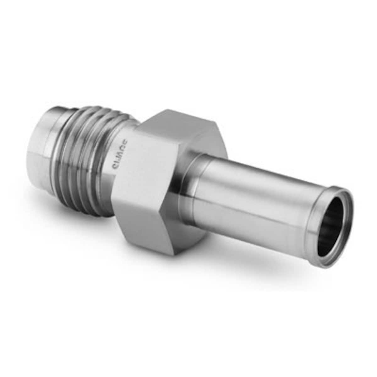 SWAGELOK/世伟洛克 316L 不锈钢大流量 VCR 接头，自动卡套管焊接本体，3/8 in. 卡套管外径 x 1/4 in. HVCR 316L-4-HVCR-1A6