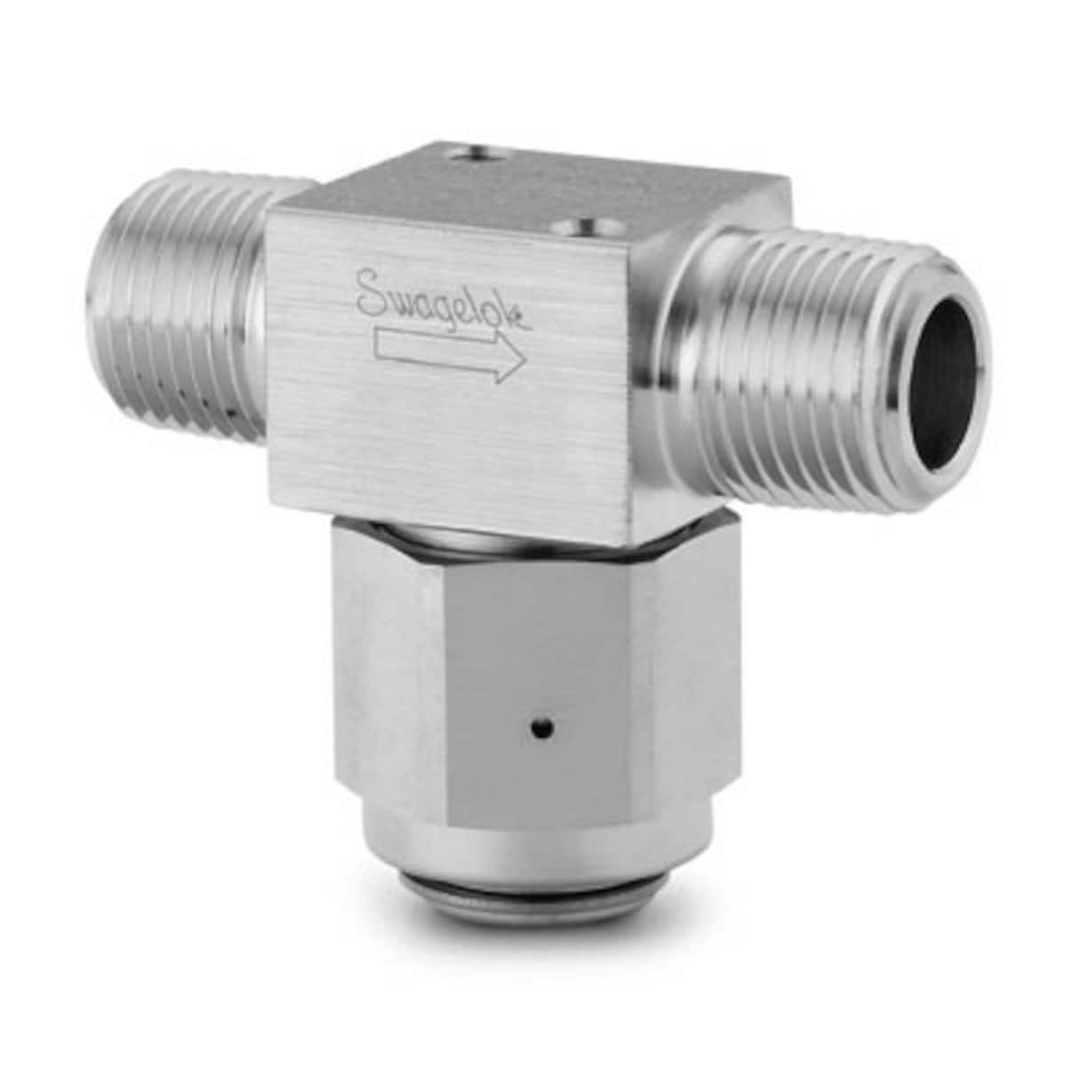 SWAGELOK/世伟洛克 不锈钢三通型颗粒过滤器，1/4 in. 外螺纹 NPT，无滤芯 SS-4TF2-LE