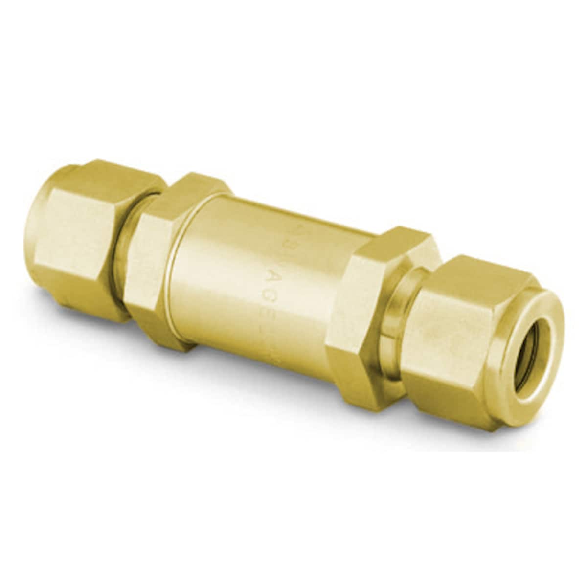 SWAGELOK/世伟洛克 黄铜直通颗粒过滤器，1/4 in. 世伟洛克卡套管接头，孔径 7 微米 B-4F-7