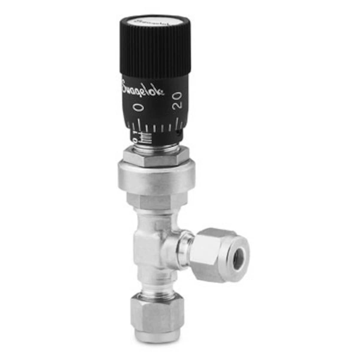 SWAGELOK/世伟洛克 不锈钢中流量角型计量阀，1/4 in. 世伟洛克卡套管接头，游标手柄 SS-4MA-MH