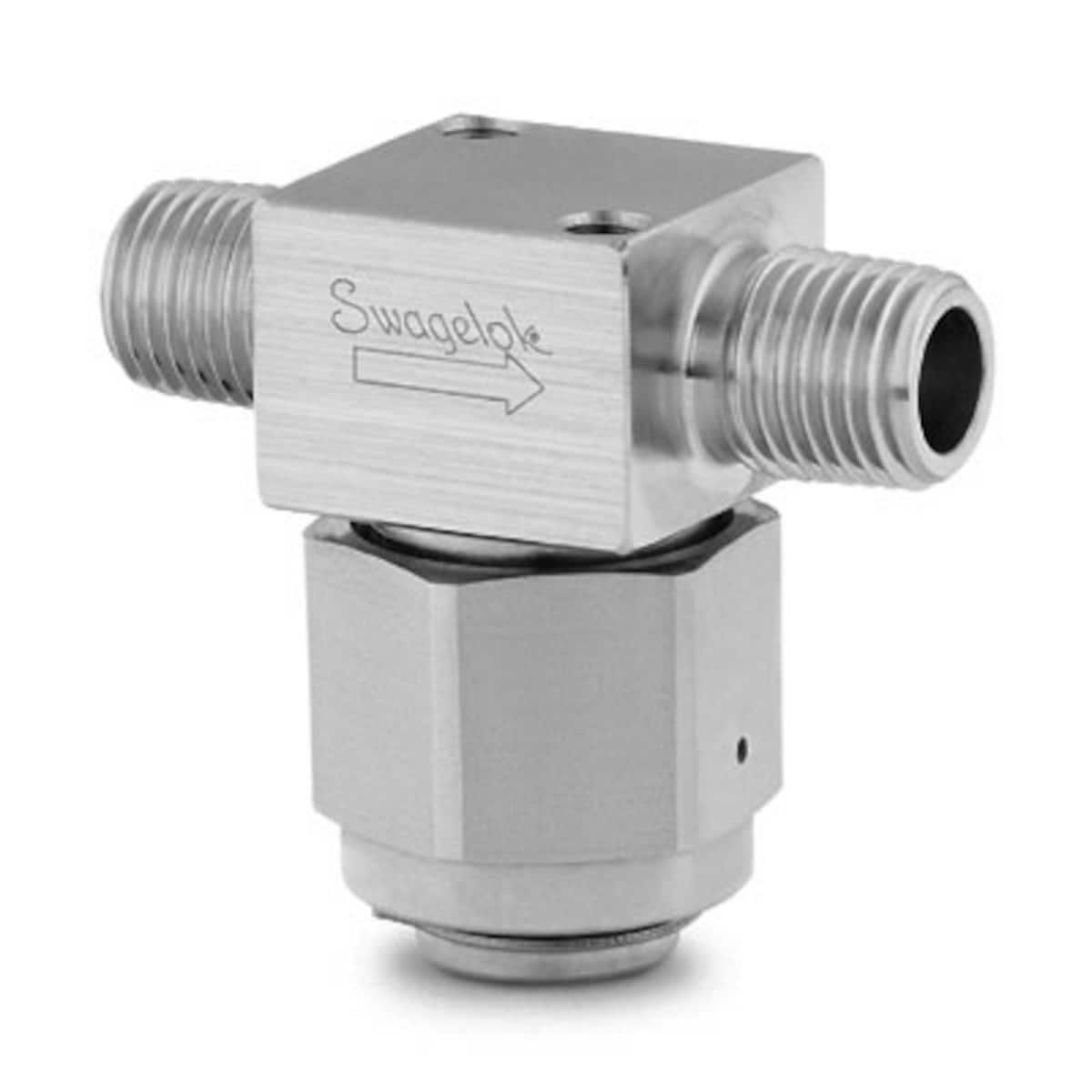 SWAGELOK/世伟洛克 不锈钢三通型颗粒过滤器，1/4 in. 外螺纹 NPT，孔隙尺寸 7 微米 SS-4TF2-7