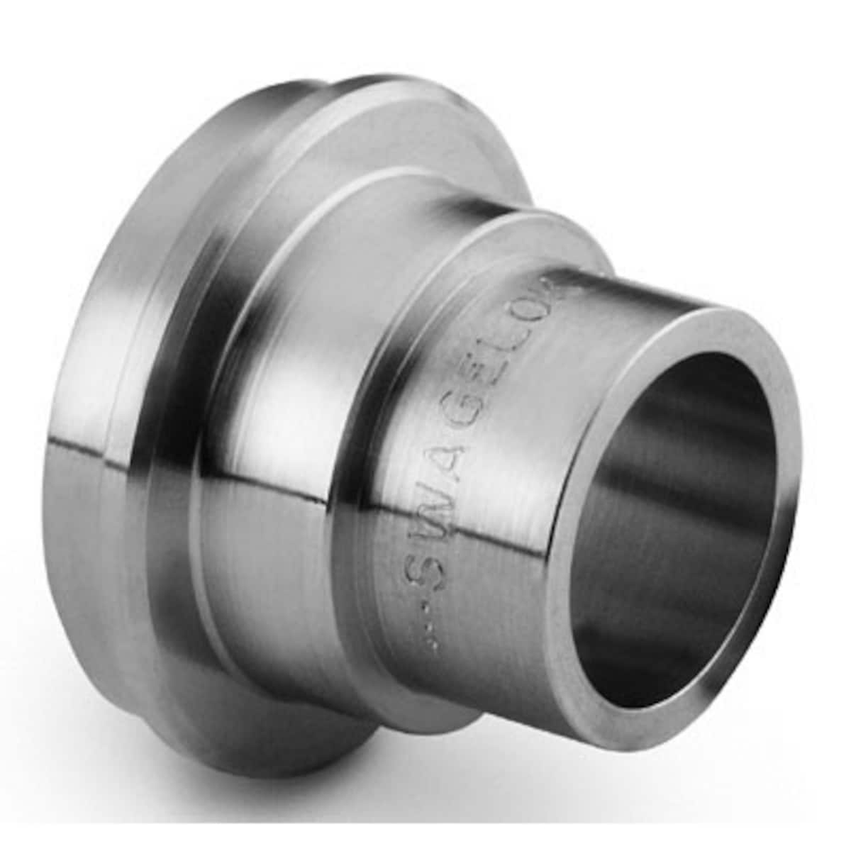 SWAGELOK/世伟洛克 316L VAR VCR，短 TBW 接管，1/4 in. VCR x 1/4 x 0.035 in. TBW，0.75 in. (19.1 mm) 加长管，SC-01 清洁，袋装，请以 25 为倍数的数量订购 6LV-4-VCR-3S-4TB7PB25