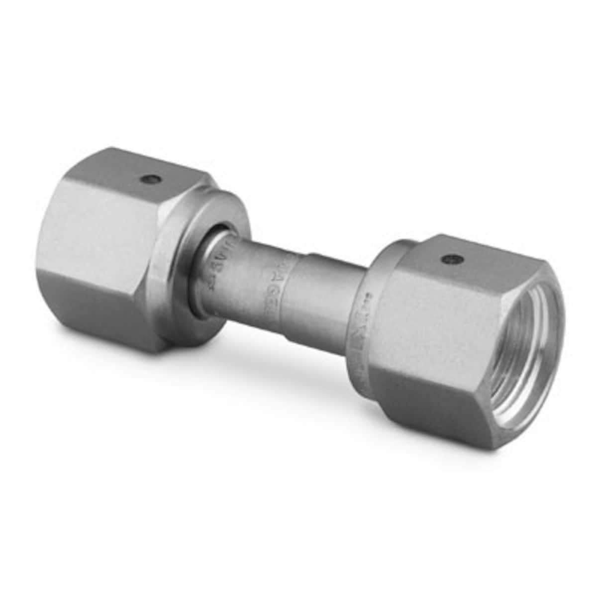 SWAGELOK/世伟洛克 316 不锈钢 VCO O 型圈面密封接头，联合接头，1/4 in. 内螺纹 VCO 接头 SS-4-WVCO-6-DF